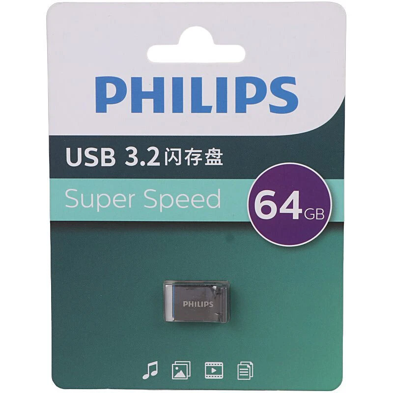 فلش 64 گیگ فیلیپس Philips FM20UA064B/93K USB 3.2