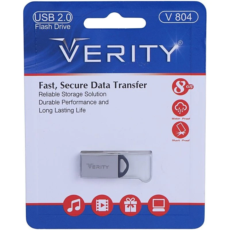 فلش 8 گیگ وریتی Verity V804