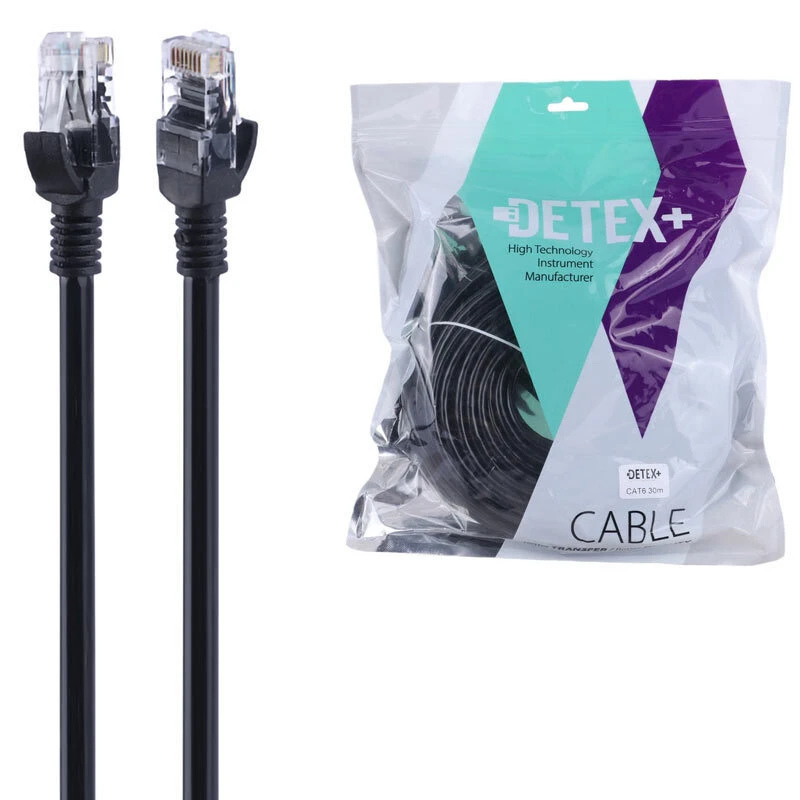 کابل شبکه Cat6 دیتکس پلاس طول 30 متر