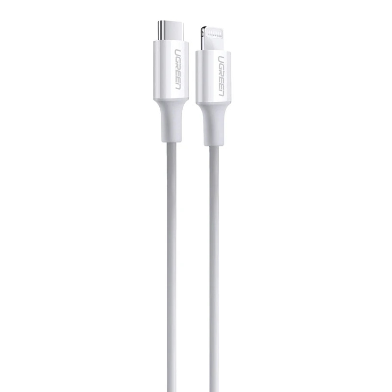 کابل تایپ سی به لایتنینگ فست شارژ 2.4 آمپر یوگرین US171-60749 طول 2 متر