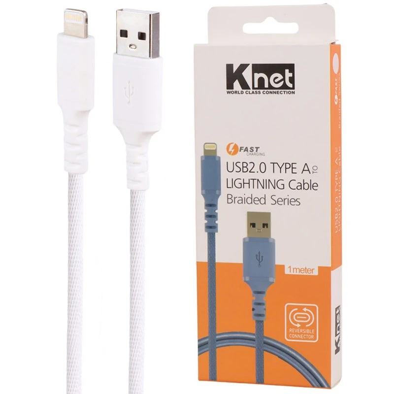 کابل لایتنینگ فست شارژ کی نت K-C533 طول 1 متر