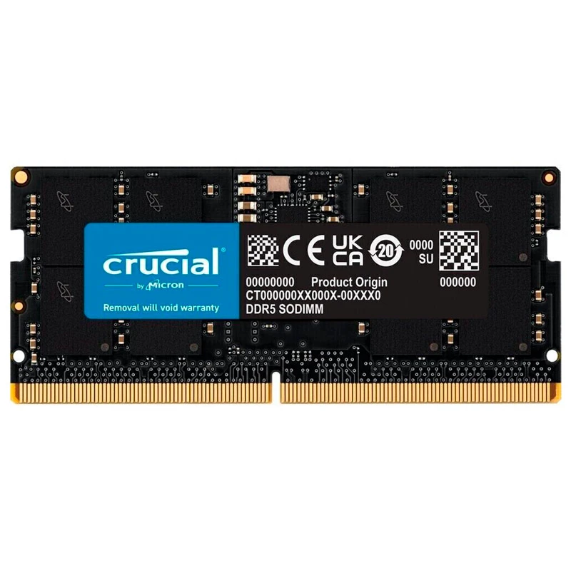 رم لپ تاپ کروشیال CT16G48C40S5 DDR5 16GB 4800MHz CL40