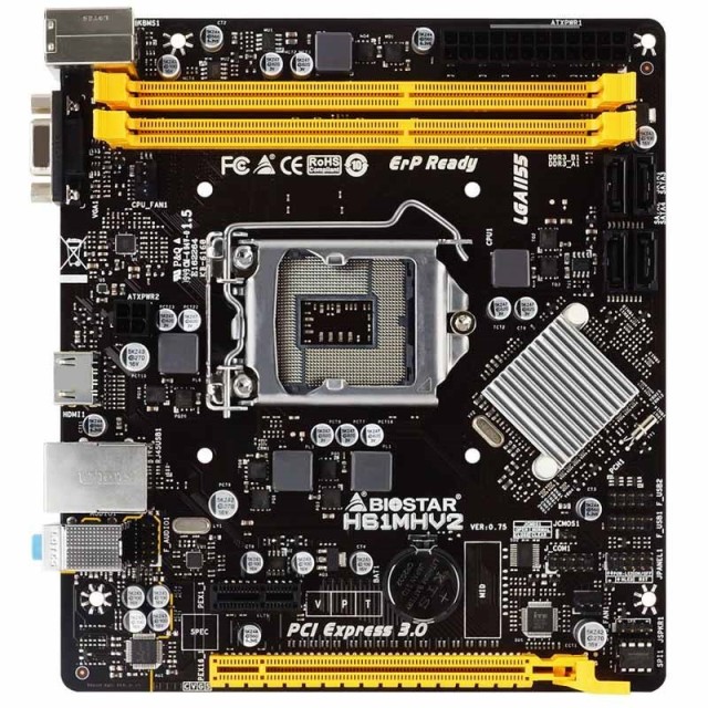مادربرد بایوستار BIOSTAR H61MHV2 LGA 1155