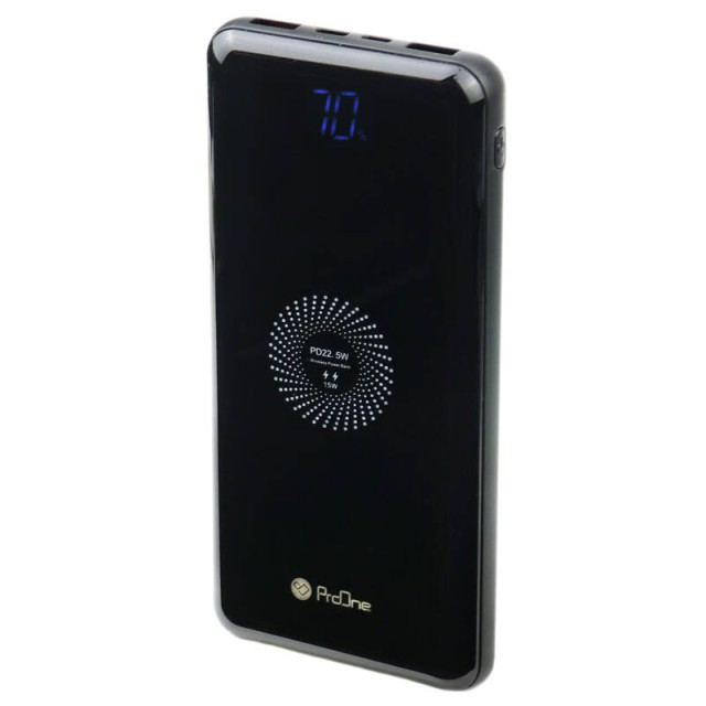 پاور بانک فست شارژ بی سیم ۲۰۰۰۰ پرووان ProOne PPB5203W QC3.0 PD 22.5W
