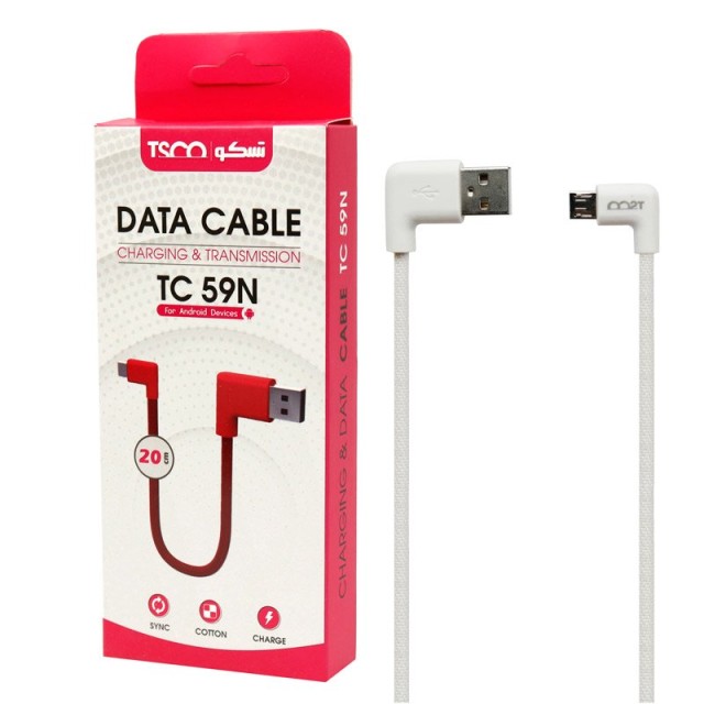 کابل کنفی میکرو یو اس بی TSCO TC-59N 20cm