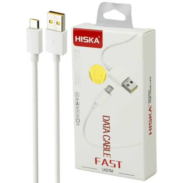 کابل میکرو یو اس بی Hiska LX-27M 2A 1m