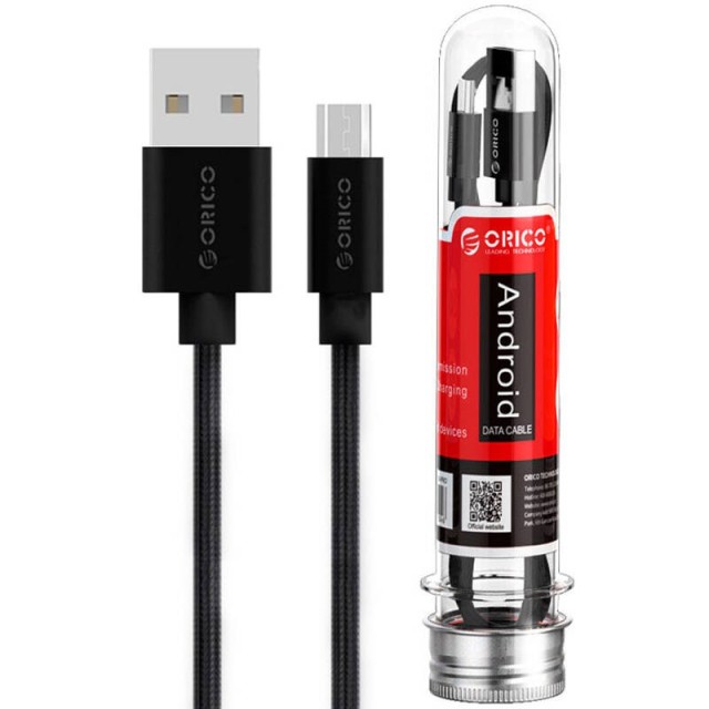 کابل میکرو یو اس بی فست شارژ اوریکو Orico N301-10 2.4A 1m