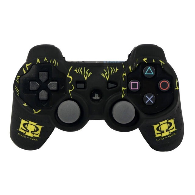روکش دسته بازی PS3 طرح God Of War زرد مشکی