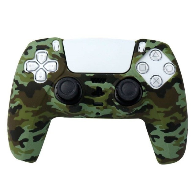 روکش دسته بازی PS5 طرح چریکی سبز