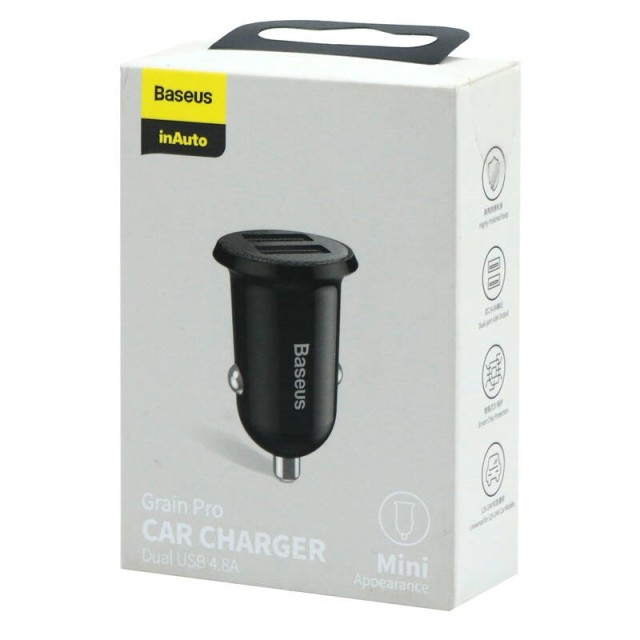 شارژر فندکی Baseus Grain Pro CCALLP 4.8A