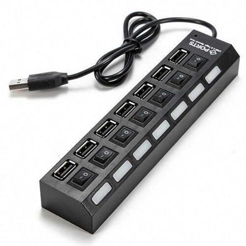 هاب کلید دار ROHS 7Port USB2.0