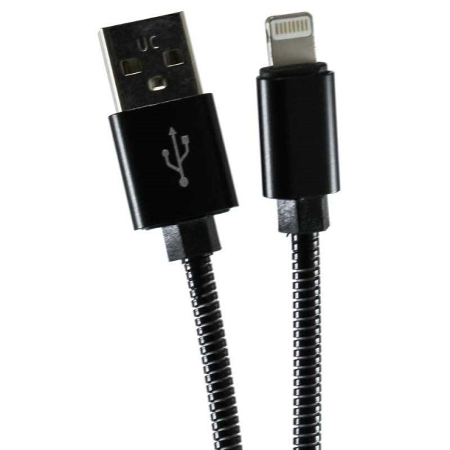 کابل اصلی آیفونی روکش فلزی سر فلزی درجه یک