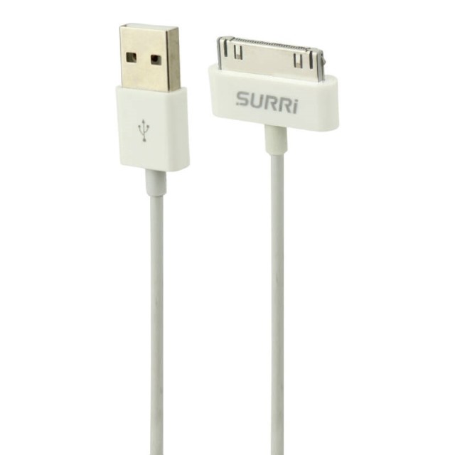 کابل آیفونی Surri iPhone 4 30Pin 1A 2m شرینک