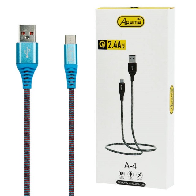 کابل APAMA A-4 Type-C 2.4A 1m