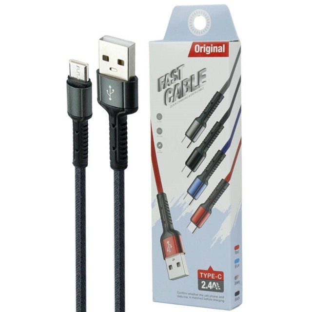 کابل تایپ سی فست شارژ Original 2.4A 1m