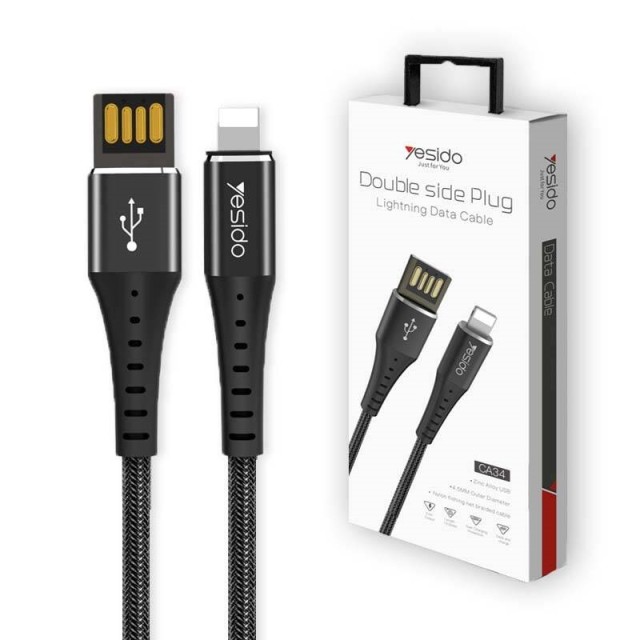 کابل آیفونی Yesido CA34 2.4A 1.2m