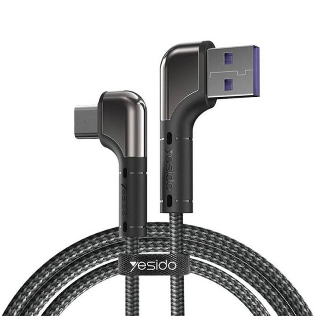 کابل تایپ سی فست شارژ 2.4 آمپر یسیدو CA81 دو سر L طول 2 متر