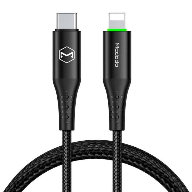 کابل تبدیل فست شارژ Mcdodo CA-7360 Type-C To Lightning 3A 20W 1.2m