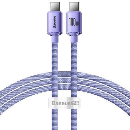 کابل تبدیل فست شارژ Baseus CAJY00060 Type-C to Type-C 5A PD 100W 1.2m