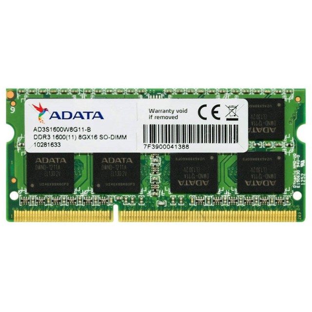 رم لپ تاپ ای دیتا ADATA DDR3L 8GB 1600MHz