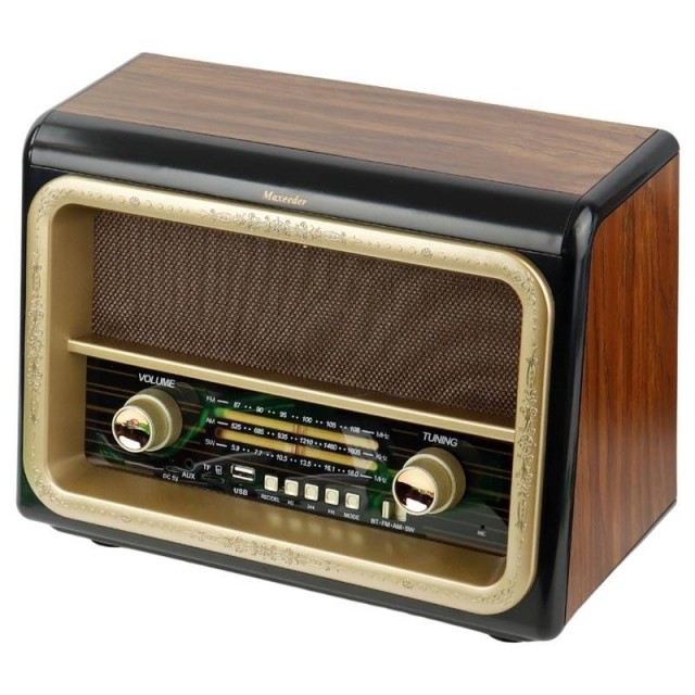 رادیو اسپیکر بلوتوثی رم و فلش خور Maxeeder MX-RA1213 AM13 + ریموت کنترل