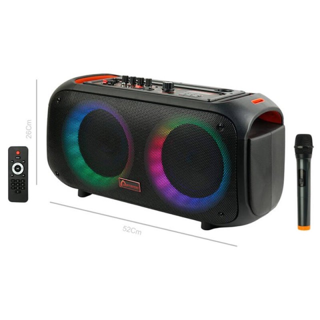 اسپیکر بلوتوثی رم و فلش خور Artartar NDR-Q68 + میکروفون و ریموت کنترل
