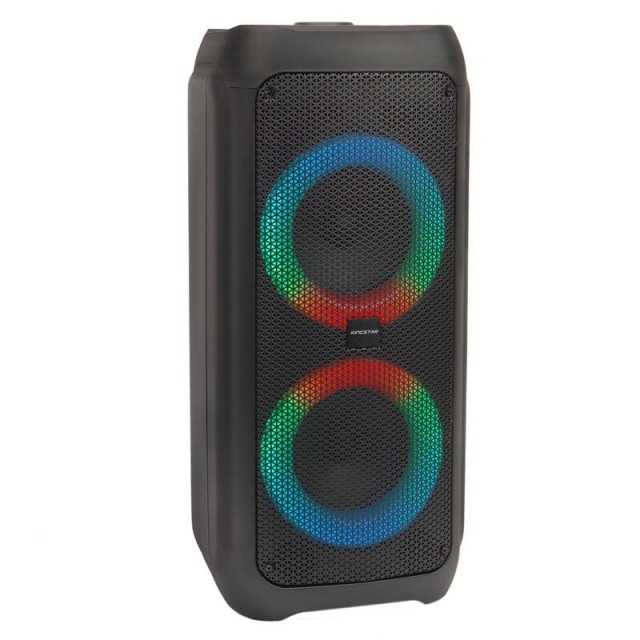 اسپیکر چمدانی بلوتوثی رم و فلش خور KingStar KBS519 + میکروفن و ریموت کنترل