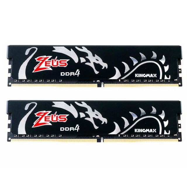 رم کامپیوتر Kingmax Zeus Dragon DDR4 16GB 3200MHz CL16 Dual