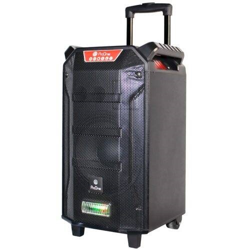 اسپیکر چمدانی بلوتوثی رم و فلش خور ProOne PSB4965 + میکروفون و ریموت کنترل