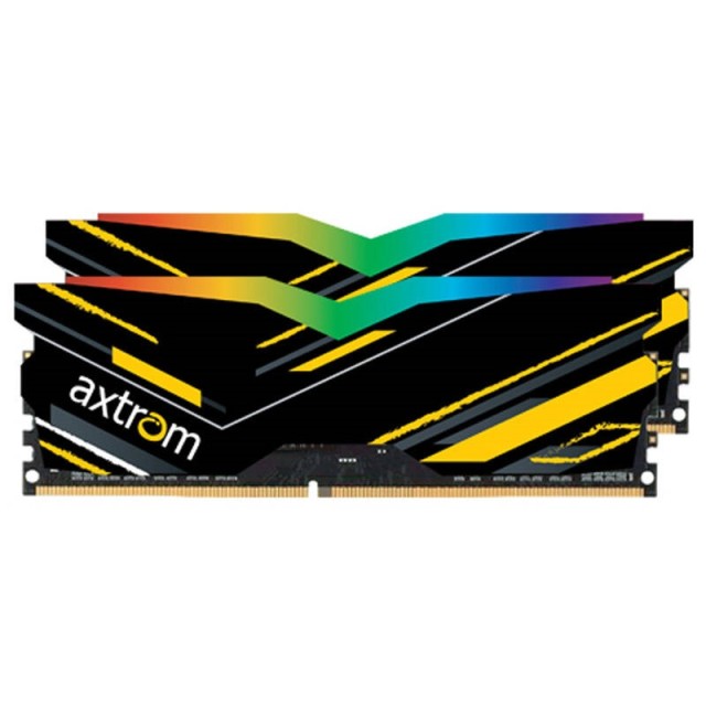 رم کامپیوتر Axtrom Tesla RGB DDR4 32GB 3200MHz CL16 Dual