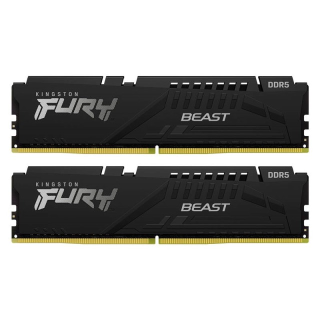 رم کامپیوتر Kingston FURY Beast 32GB DDR5 5200MHz CL40 Dual