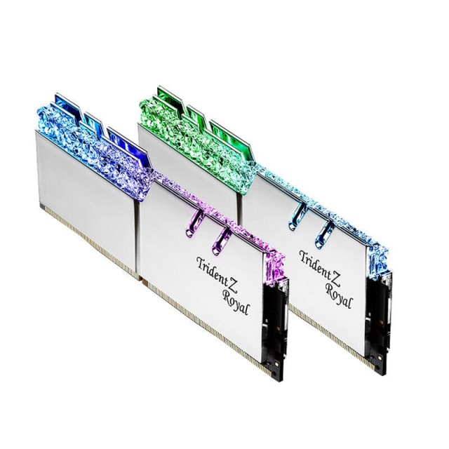 رم کامپیوتر G.Skill Trident Z Royal Silver DDR4 64GB 3200MHz CL16 Dual