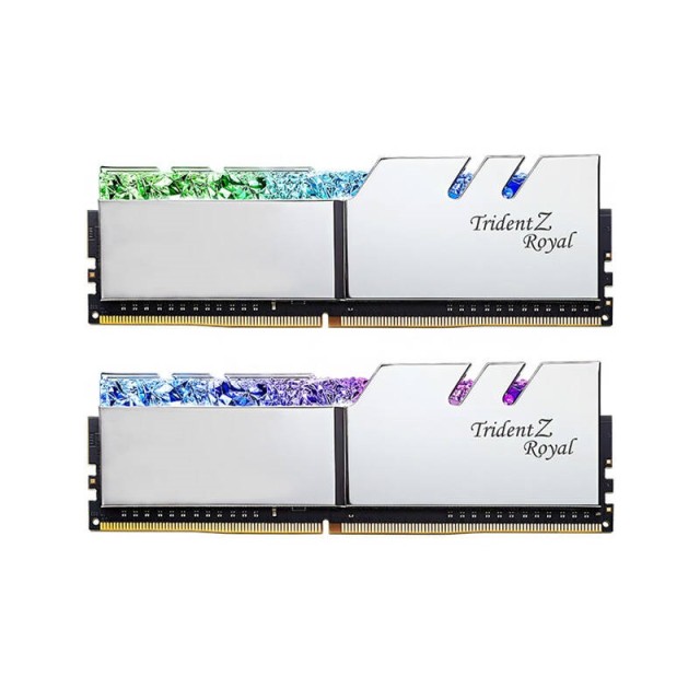 رم کامپیوتر G.Skill Trident Z Royal Silver DDR4 64GB 3600MHz CL18 Dual