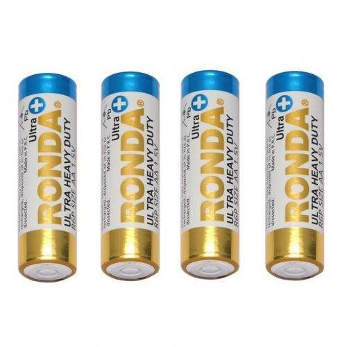 باتری چهارتایی قلمی Ronda Ultra Heavy Duty Ultra Plus R6P 1.5V AA بسته ۴۰ عددی