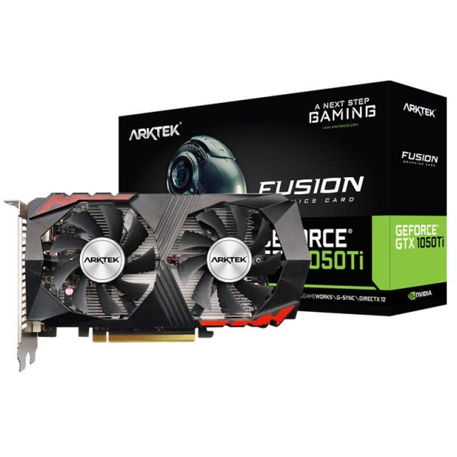 کارت گرافیک ARKTEK Fusion GTX1050Ti 4GB GDDR5 128bit