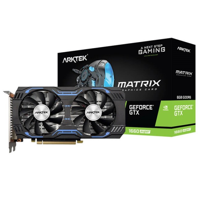 کارت گرافیک ARKTEK Matrix GTX1660 Super 6GB GDDR6 192bit