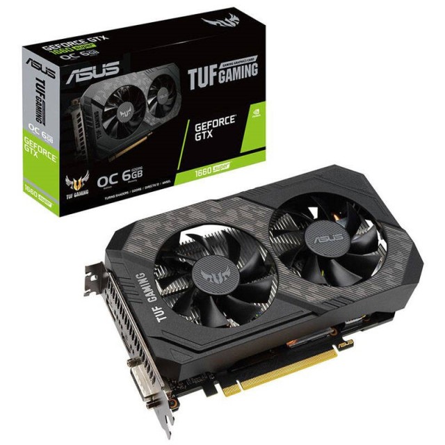 کارت گرافیک ASUS TUF GeForce GTX1660 Super O6G GDDR6 192Bit