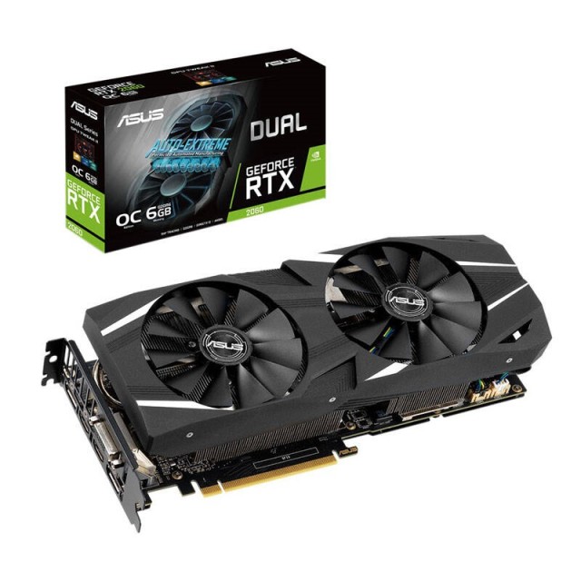 کارت گرافیک ASUS Dual GeForce RTX2060 OC 6GB GDDR6 192Bit
