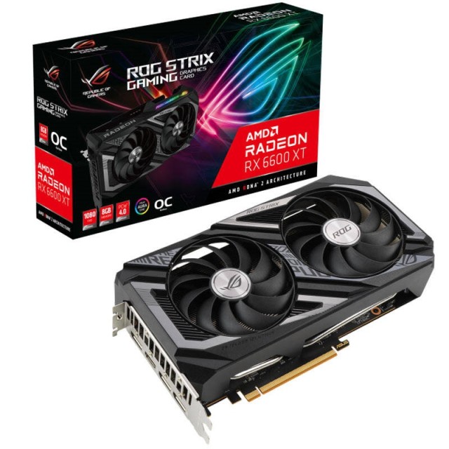کارت گرافیک ASUS ROG Strix Radeon RX6600 XT OC 8GB GDDR6 128Bit