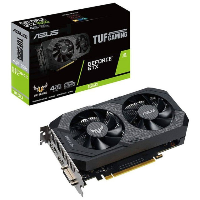 کارت گرافیک ASUS TUF Series GeForce GTX1650 O4G GDDR6 128Bit