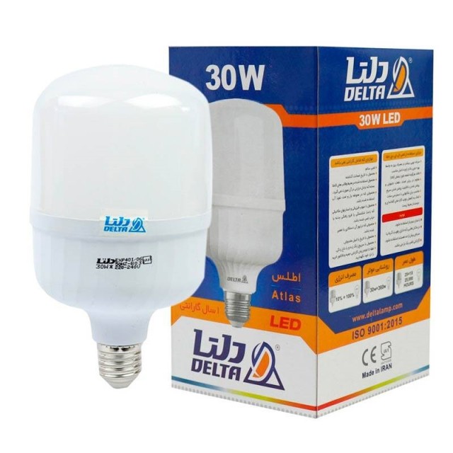 لامپ استوانه LED دلتا Delta Atlas E27 30W
