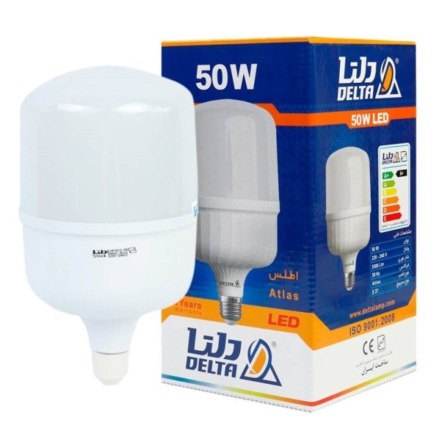 لامپ استوانه LED دلتا Delta Atlas E27 50W