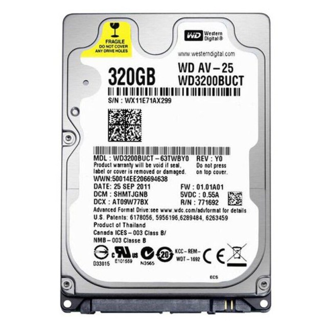 هارد لپ تاپ وسترن دیجیتال Western Digital WD3200 320GB
