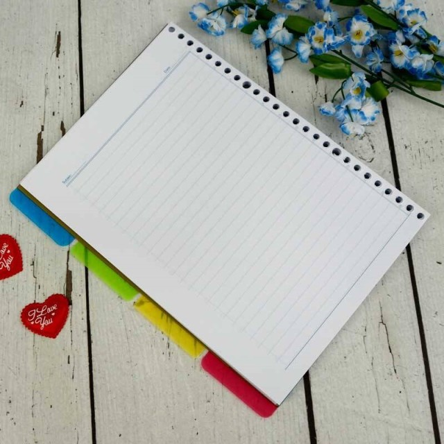 کاغذ کلاسوری ۱۰۰ برگ