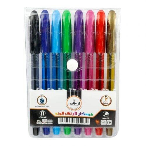 خودکار سفیر رنگی Safir Alvand 0.7mm بسته ۸ عددی