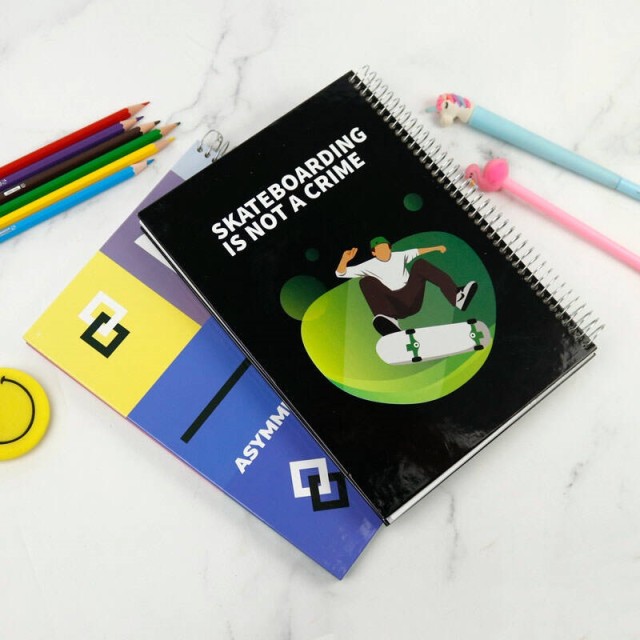 دفتر سیمی ۱۰۰ برگ طرح فانتزی پاپکو Papco PN-6170