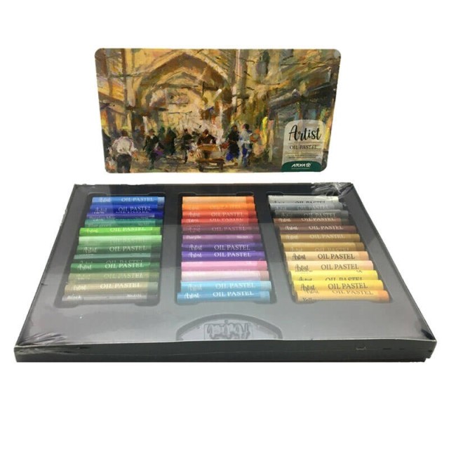 مداد شمعی ۳۶ رنگ آریا Arya Artist 2603