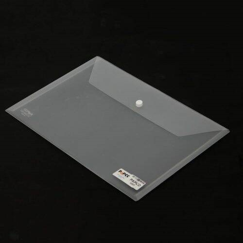 پوشه دکمه دار شفاف پاپکو Papco 105-T A4
