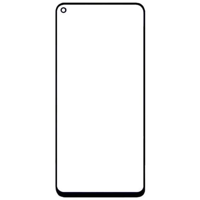 گلس تعمیراتی Samsung A21 + OCA مشکی