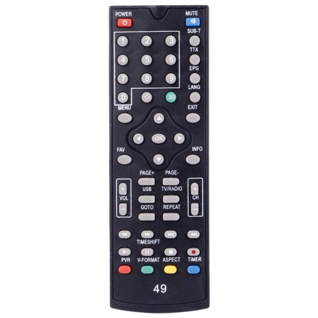 کنترل گیرنده دیجیتال سونیا ۴۹